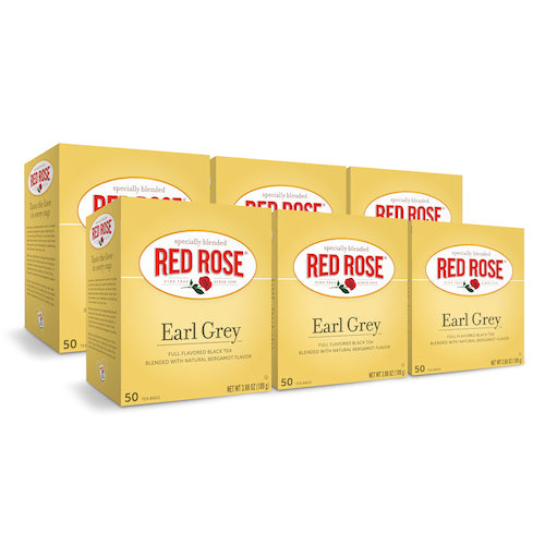 Red Rose Earl Grey Tea Bags 50ct 6 Pack