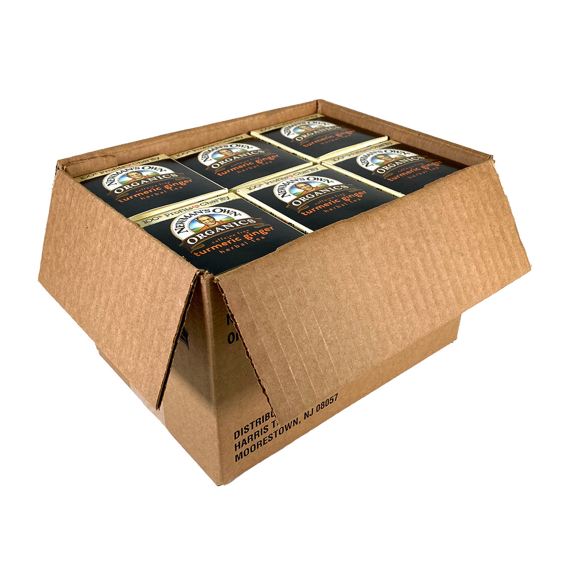 Newman's Own Organics Turmeric Ginger Tea 20 Count/6 Pack