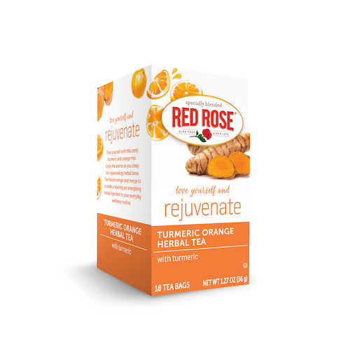 Turmeric Orange Tea | 18 Tea Bags | Red Rose Tea