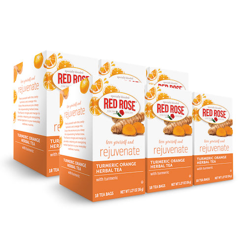 Turmeric Orange Tea | 18 Tea Bags | Red Rose Tea