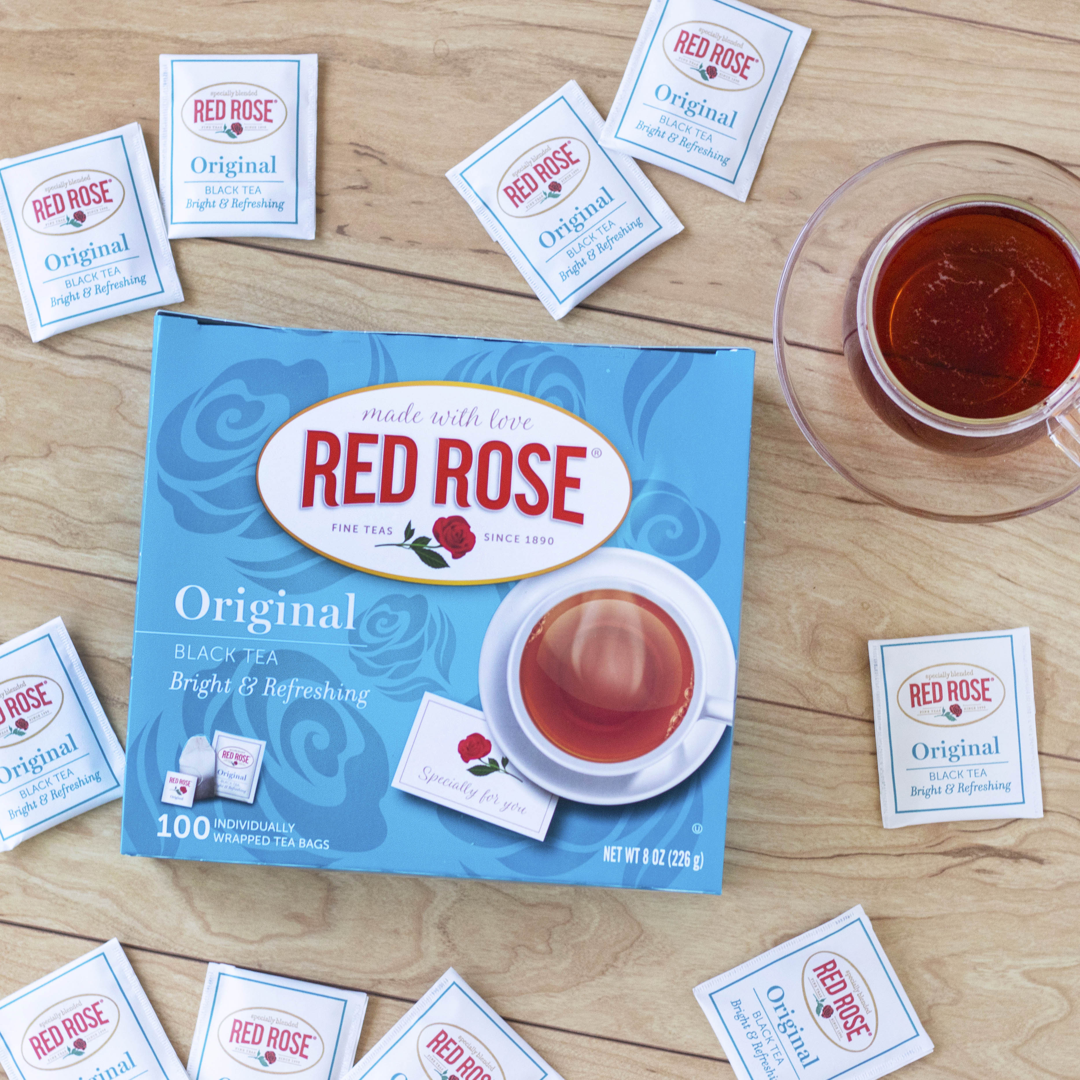 Red Rose Tea Bag